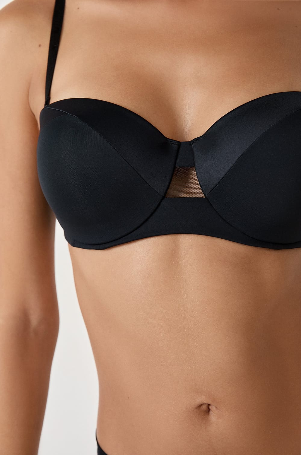 Lightly Lined Bra with Removable Straps;${refinementColor}