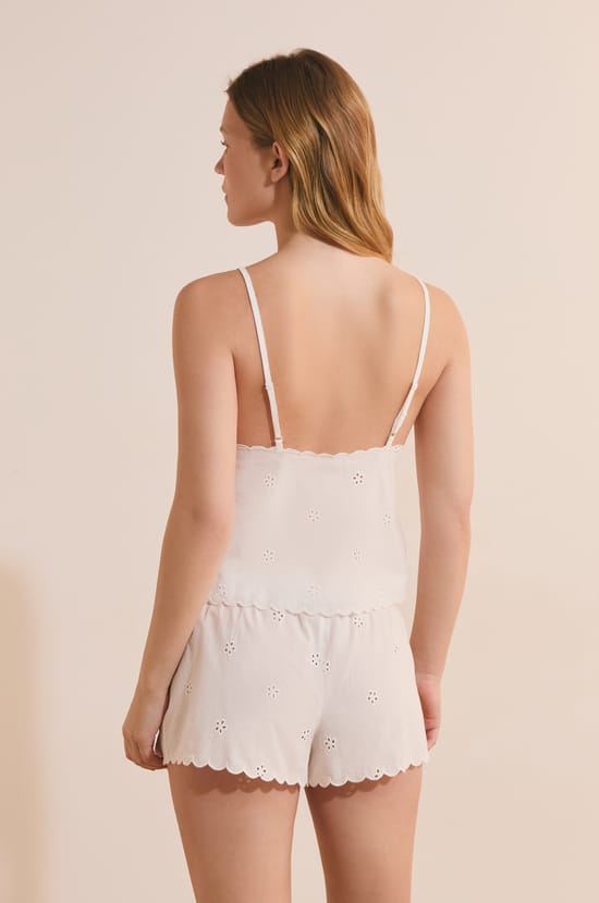 Top de pijama estampado de algod&oacute;n;${refinementColor}