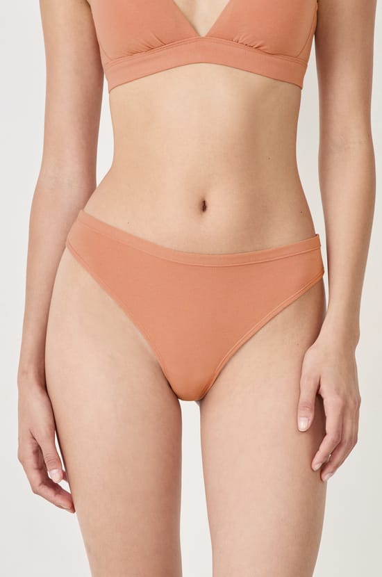 Tanga en coton;${refinementColor}