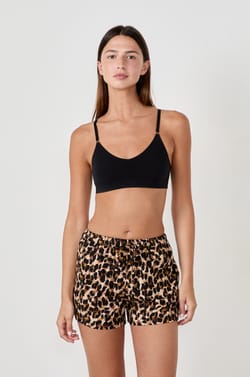 Short con estampado de leopardo;${refinementColor}