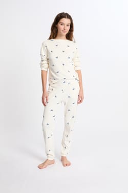 Pyjama 2 pièces manches longues à motifs;${refinementColor}