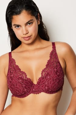 Bra No. 6 - The Lightly Lined Lace Contour Bra;${refinementColor}