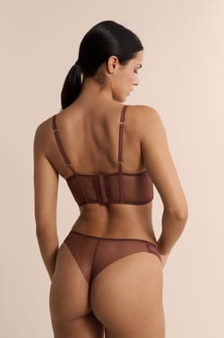 Soutien-gorge N.9 - Balconnet en tulle;${refinementColor}