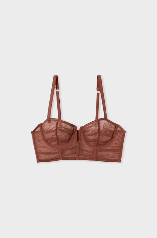 Soutien-gorge N.9 - Bustier en tulle;${refinementColor}