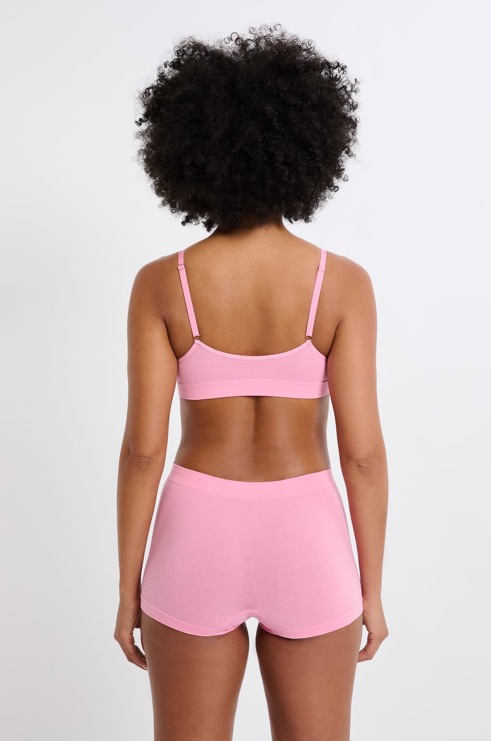 Soutien-gorge brassière sans coutures avec coton ;${refinementColor}