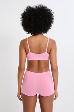 Soutien-gorge brassière sans coutures avec coton ;${refinementColor}