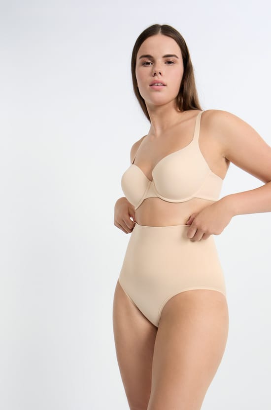 Culotte gainante taille haute - Maintien m&eacute;dium;${refinementColor}