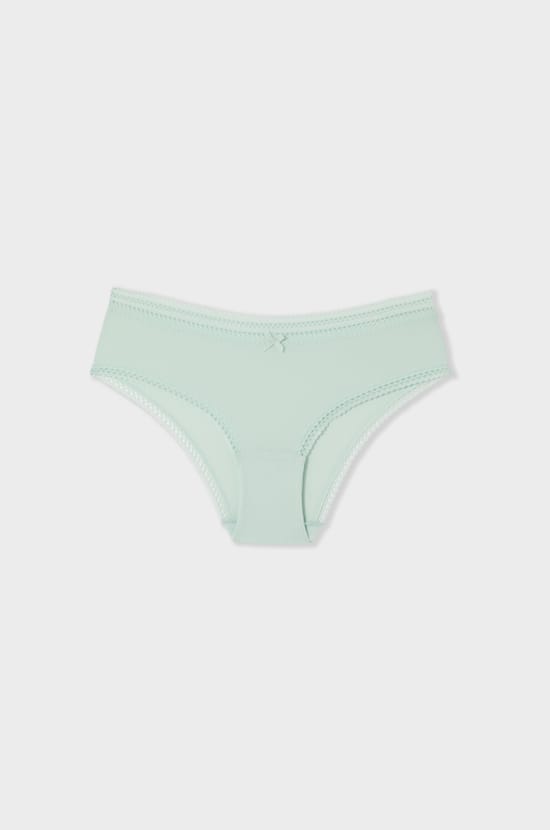 Shorty microfibre d&eacute;tails dentelle;${refinementColor}