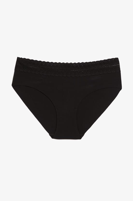 Cotton Boyshort with Back Seam;${refinementColor}