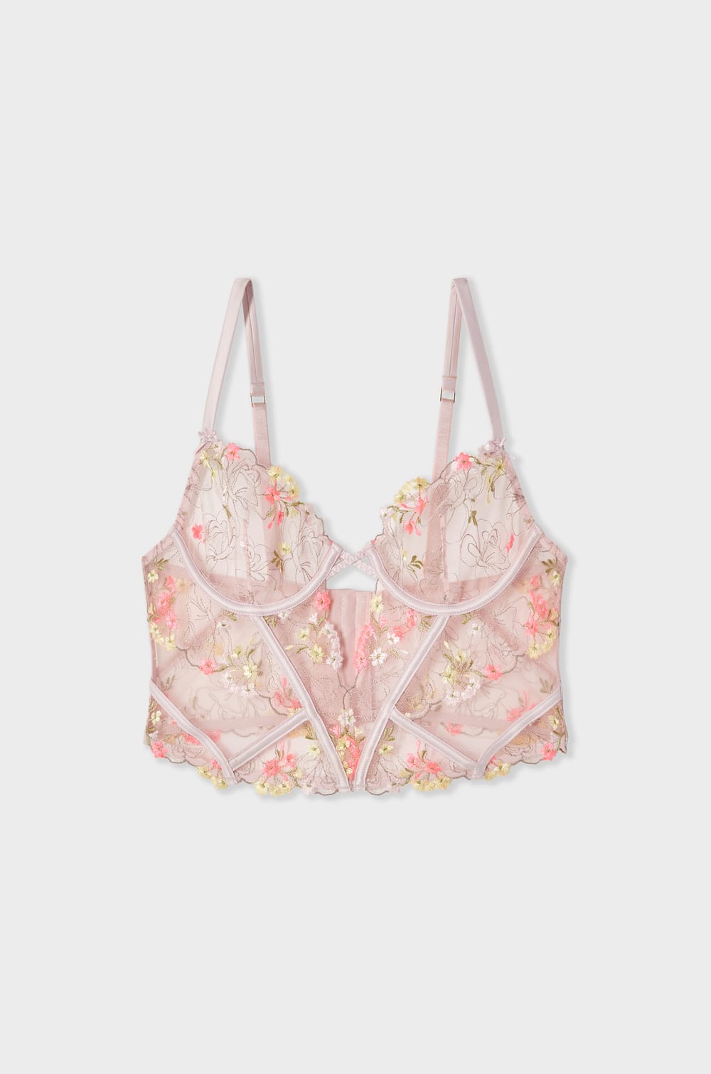 Bustier-BH mit Stickerei;${refinementColor}