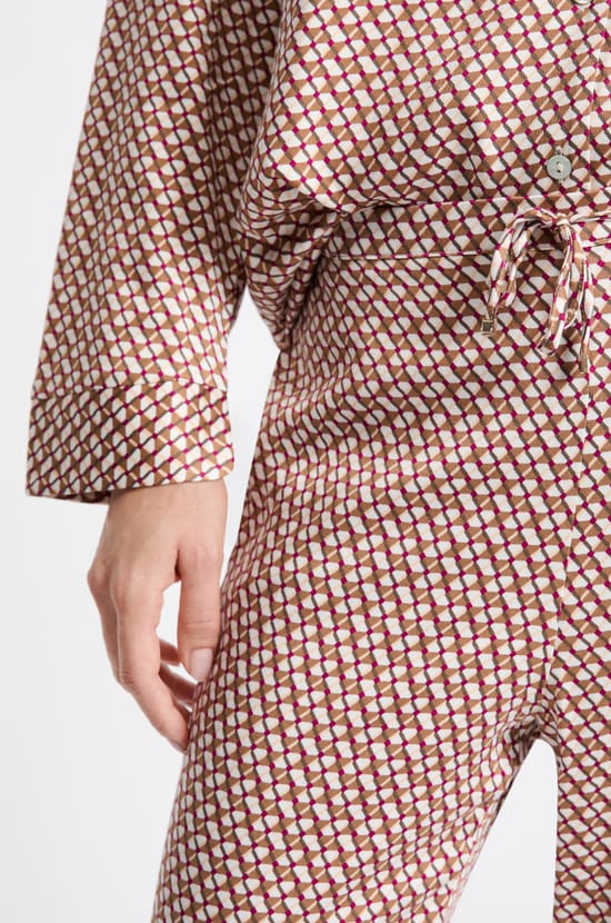 Pantalon de pyjama à motifs;${refinementColor}