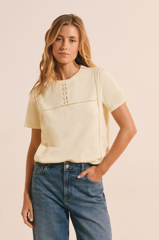 T-shirt en coton;${refinementColor}