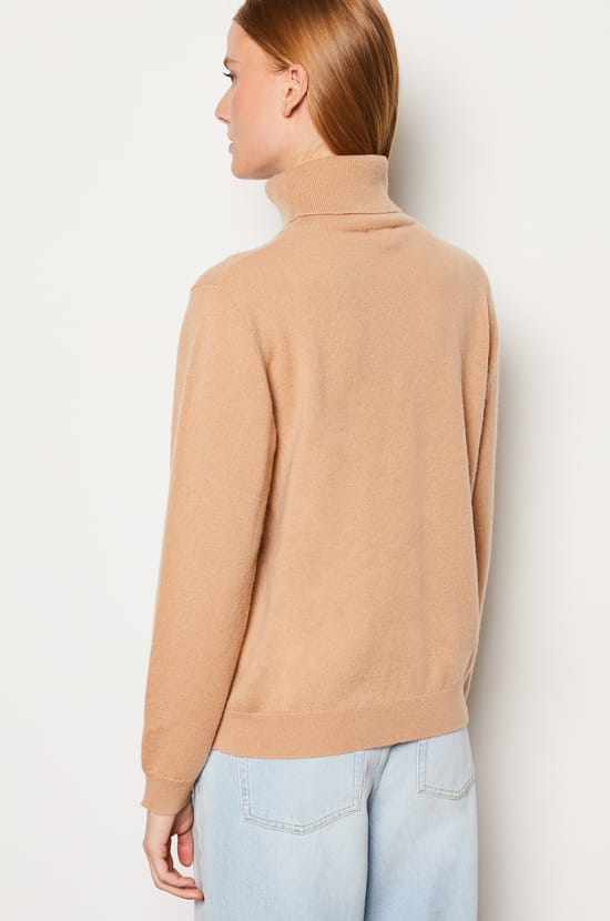 Pull col roulé 100% cachemire;${refinementColor}
