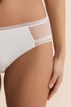 Boyshort with Lace Details;${refinementColor}