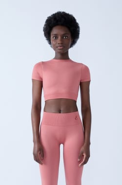 Top de sport manches courtes 2 en 1;${refinementColor}