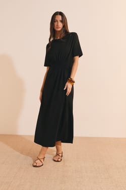 Robe longue en coton;${refinementColor}