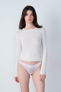 Slip aus Tüll und Spitze;${refinementColor}