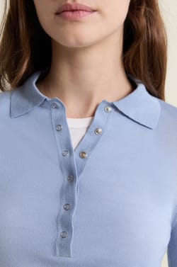 Polo manches longues 100% laine;${refinementColor}