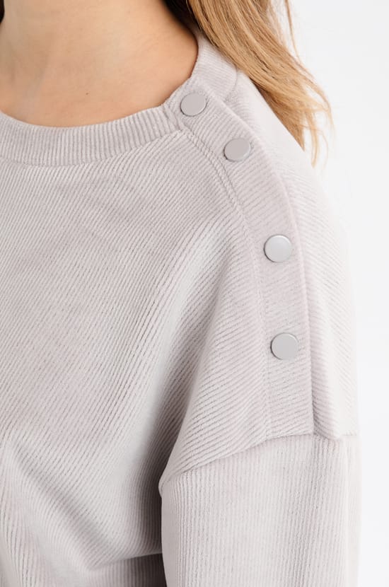 Pyjama-Sweatshirt mit Rundhalsausschnitt;${refinementColor}