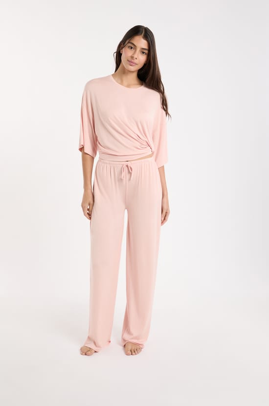 Wide Pyjama Trousers;${refinementColor}