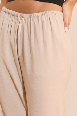 Pantalon fluide &eacute;lastiqu&eacute;;${refinementColor}