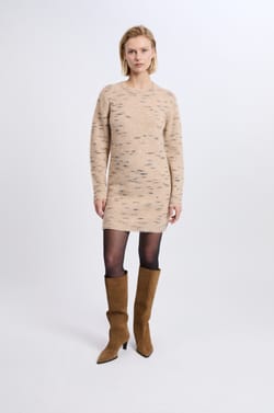 Knit Sweater Dress;${refinementColor}