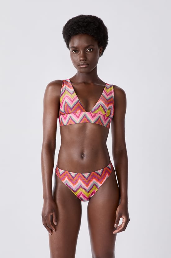 Panty de bikini con estampado;${refinementColor}