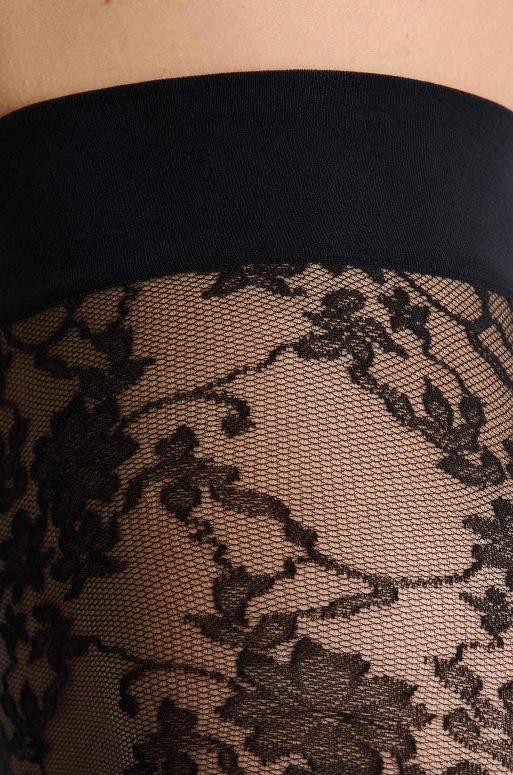 Collant semi-opaque à motifs;${refinementColor}