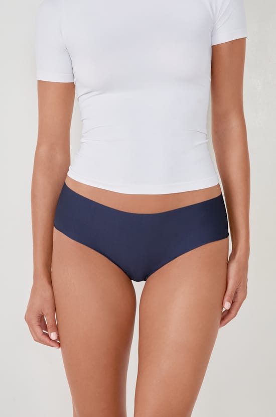 Seamless microfibre printed hipster;${refinementColor}