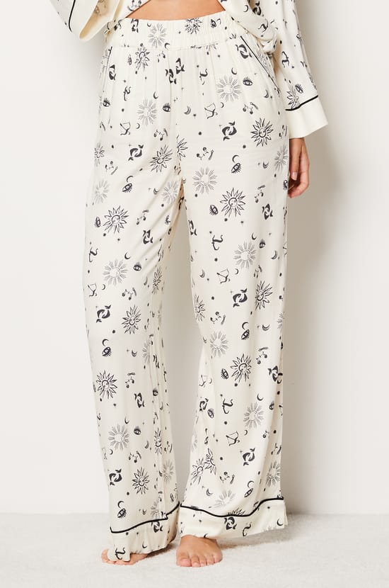 Pantalon de pyjama imprimé;${refinementColor}