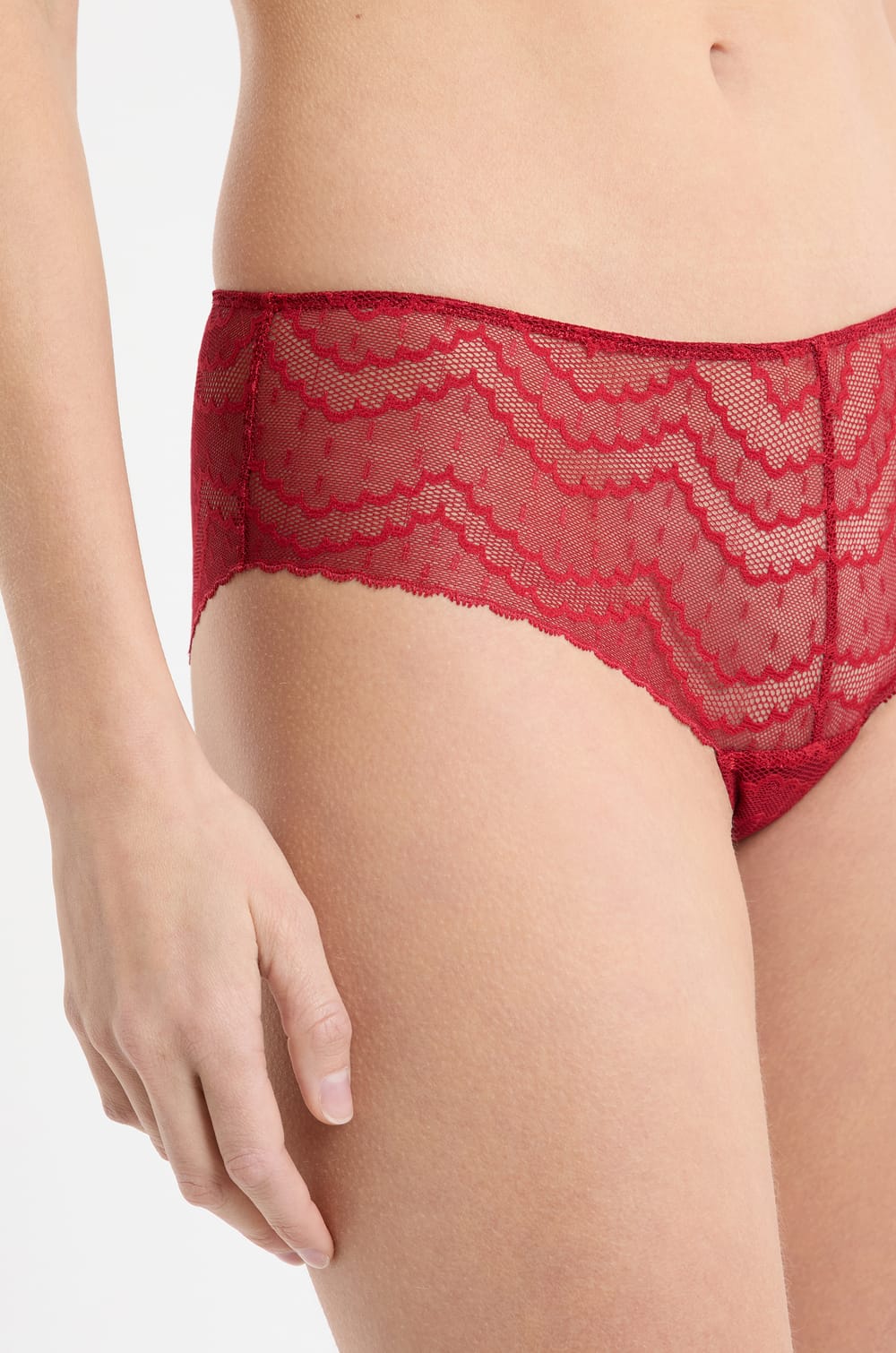 Shorty en dentelle;${refinementColor}