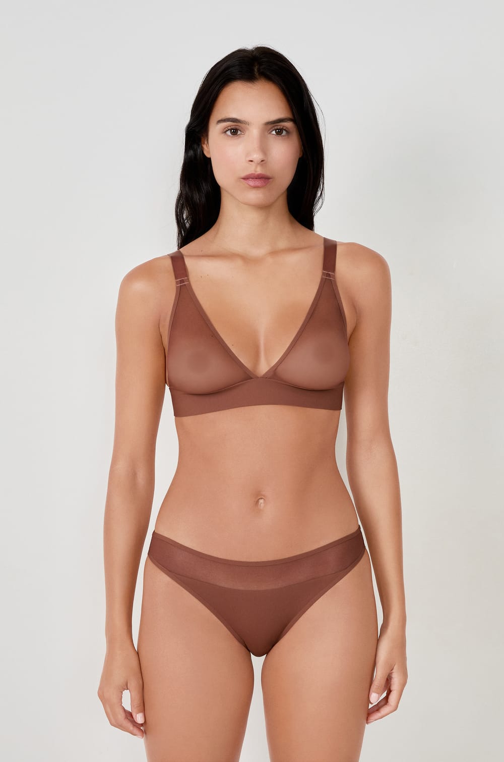 Culotte transparente en tulle;${refinementColor}