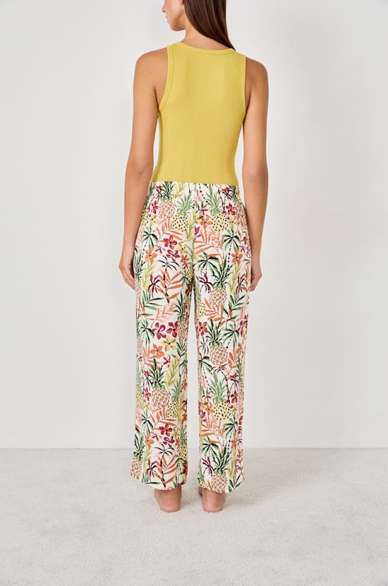 Pantalon de pyjama à imprimés;${refinementColor}