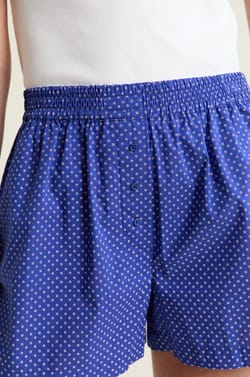 Short de pyjama &agrave; pois avec coton;${refinementColor}