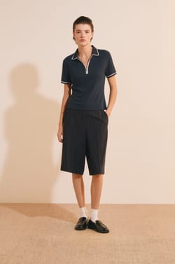 T-shirt col polo;${refinementColor}