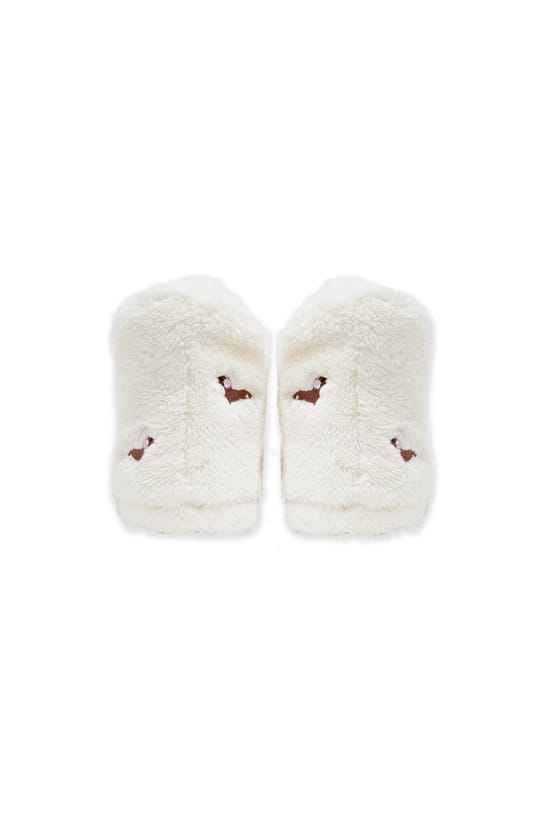Chaussons bottines avec motifs teckels;${refinementColor}