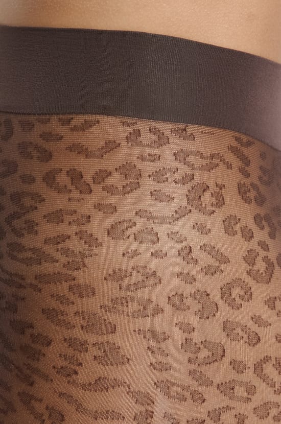 Collant transparent à motifs;${refinementColor}