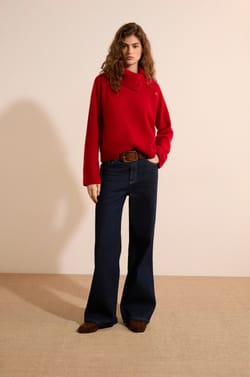 Pull col montant 100% cachemire;${refinementColor}
