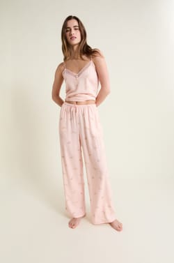 Pantalon de pyjama &agrave; motifs;${refinementColor}