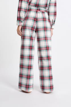 Checkered Pajama Pants;${refinementColor}