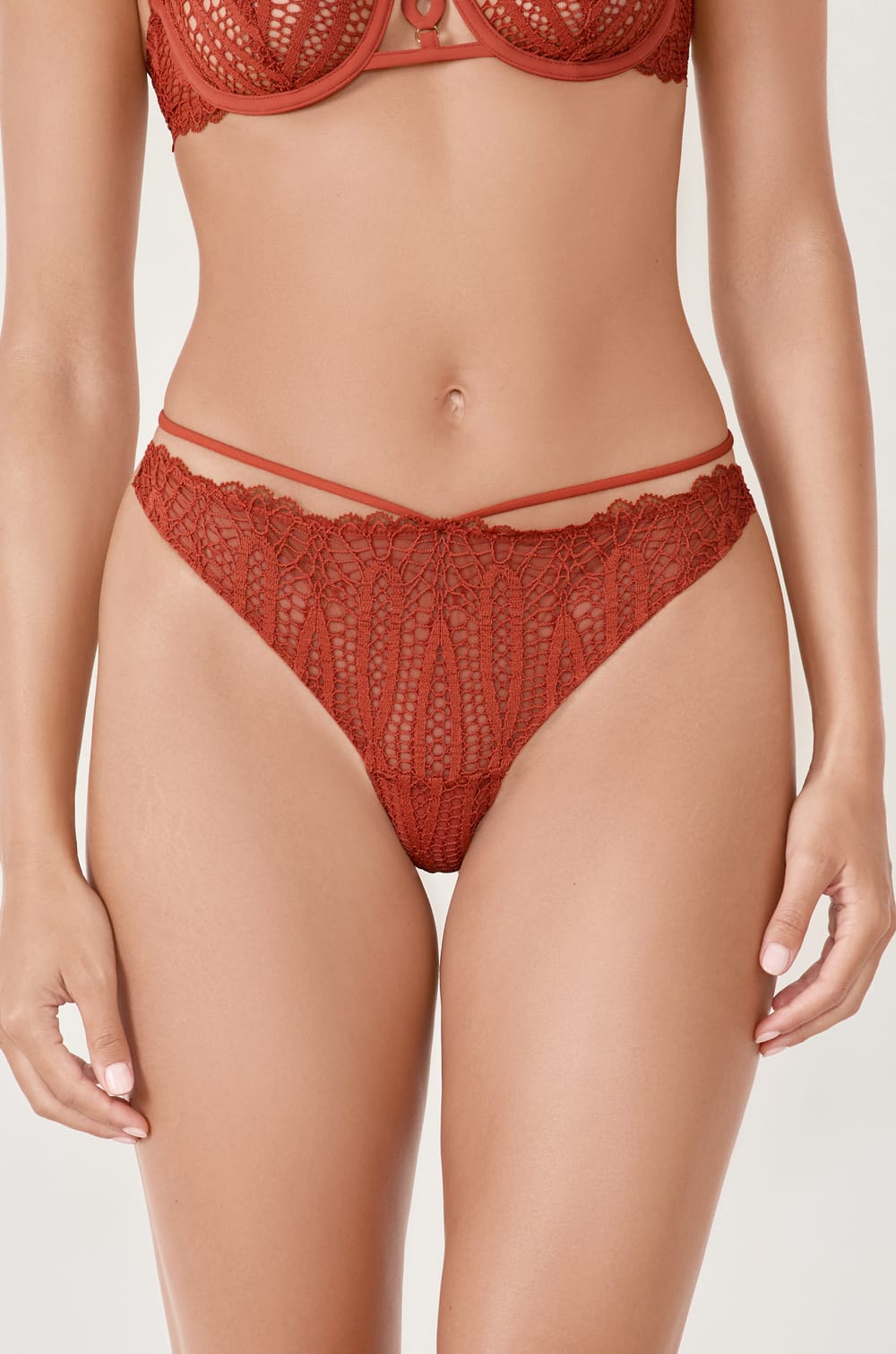Lace Thong;${refinementColor}