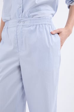 Pantalon de pyjama à rayures;${refinementColor}