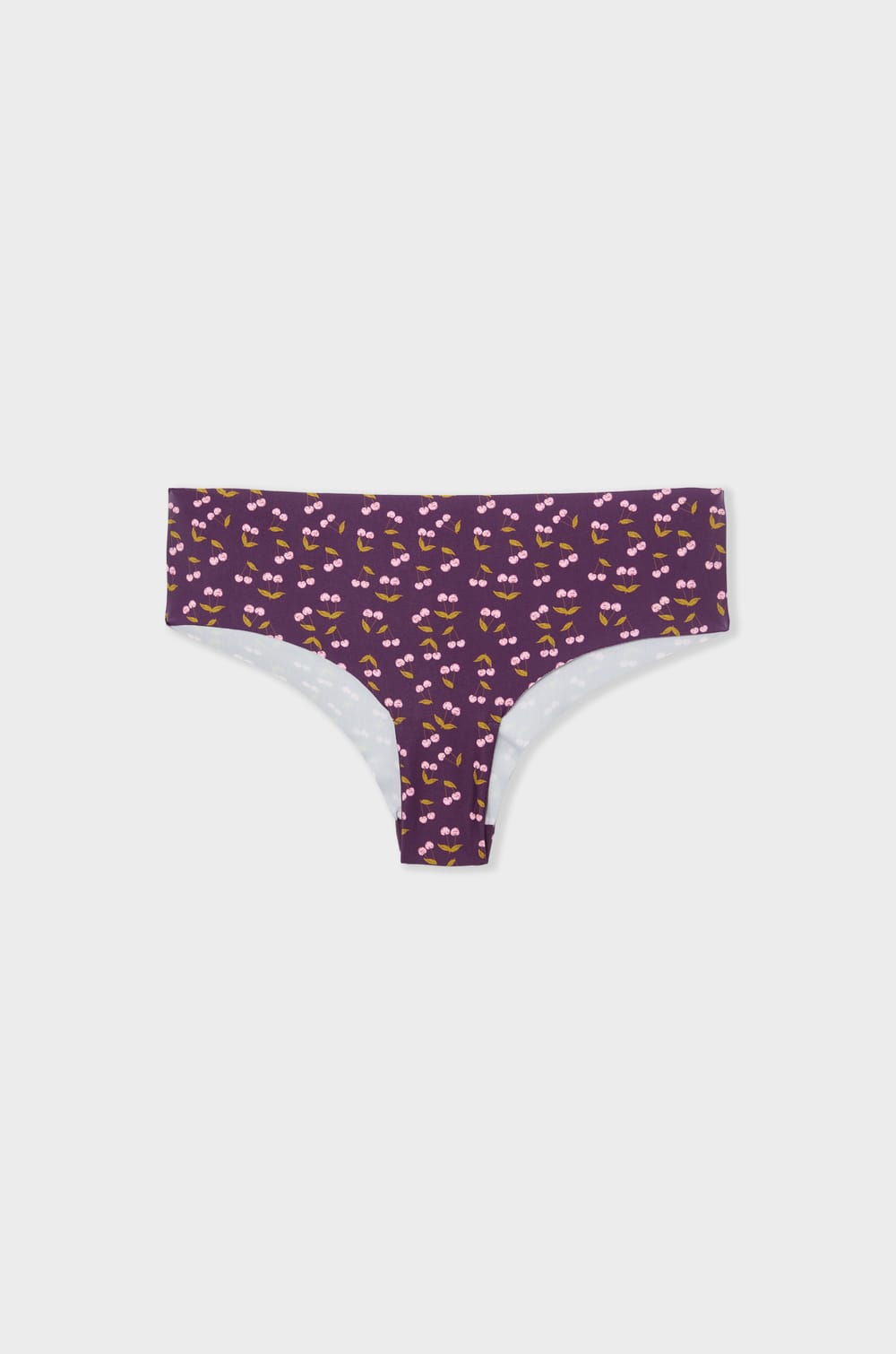 Hipster in seamless microfiber with cherry motifs;${refinementColor}