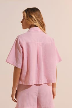 Pyjama Shirt with Cotton;${refinementColor}