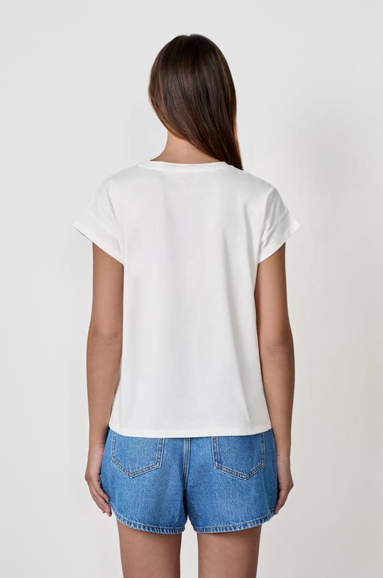 Printed cotton T-shirt;${refinementColor}