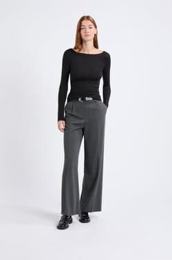 Thermal boat neck t-shirt;${refinementColor}