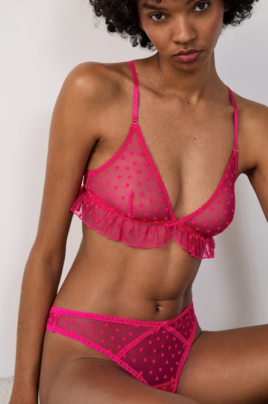 String en tulle imprimé;${refinementColor}