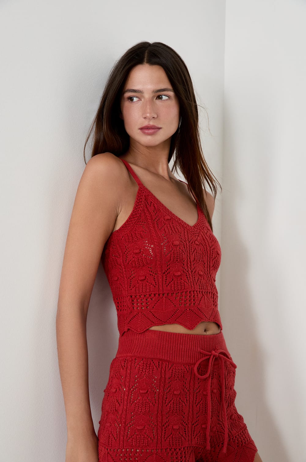 Top en maille;${refinementColor}