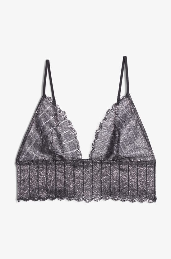 Iridescent Wireless Triangle Bra;${refinementColor}