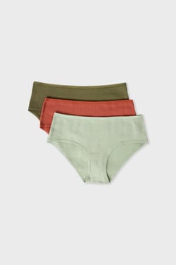 3-Pack of Cotton Shorties;${refinementColor}